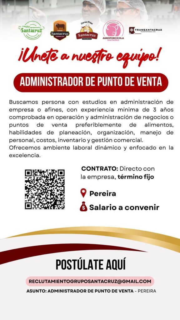 Administrador Punto de venta Pereira